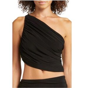 💗 Norma Kamali Diana Black Top S 💗